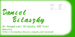 daniel bilaszky business card